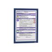 DURABLE DURAFRAME - Documenthouder - voor A4 - dubbelzijdig - donkerblauw (pak van 2)