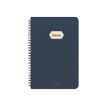 3664447177267-Oberthur Bali - Cahier de notes - reliure à anneaux métalliques - B6 (125 x 176 mm) - 100 feuilles / 200 pages - papier ivoire - doubl-Front-0