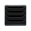 Exacompta BIG-BOX Classic A4+ - Ladekast - 4 lades - zwart, glanzend zwart