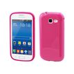 Muvit miniGel - Achterzijde behuizing voor mobiele telefoon - glanzend roze - voor Samsung Galaxy Trend Lite