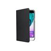 Muvit Folio Stand - Flip cover voor mobiele telefoon - zwart - voor Samsung Galaxy J3