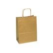 3065503956053-Clairefontaine - 25 Sacs cadeau kraft - 16 cm x 8 cm x 21 cm - or-Angle gauche-0