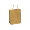 Clairefontaine - 25 Sacs cadeau kraft - 16 cm x 8 cm x 21 cm - or