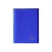 Clairefontaine Koverbook - Notitieboek - geniet - A4 - 48 vellen / 96 pagina's - Seyès - transparant, marineblauw - polypropyleen (PP)