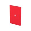 Oxford Pocket Notes - Notitieboek - geniet - 90 x 140 mm - 24 vellen / 48 pagina's - van lijnen voorzien - rood - Canson