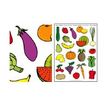 Apli Agipa - Decoratiesticker - fruits and vegetables - 3 vellen - niet permanent