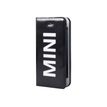 MINI Folio case - Flip cover voor mobiele telefoon - zwart vinyl - voor Apple iPhone 5, 5s