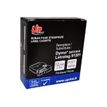 UPrint - Ruban d'étiquettes auto-adhésives pour Dymo 91201 - 1 rouleau (12 mm x 4 m) - fond blanc écriture noire