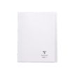 Clairefontaine Koverbook - Notitieboek - geniet - 240 x 320 mm - 48 vellen / 96 pagina's - van ruiten voorzien - kleurloos - polypropyleen (PP)