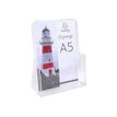 9002493109117-Exacompta - Porte-brochures A5 - 1 compartiment-Angle gauche-2