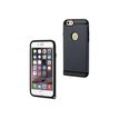 Muvit - Achterzijde behuizing voor mobiele telefoon - thermoplastic polyurethaan (TPU) - zwart - voor Apple iPhone 6 Plus, 6s Plus