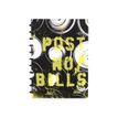 ATOMA Post No Bills - notitieboek - A5 - 165 x 210 mm - 72 vellen