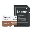 Lexar Professional - flashgeheugenkaart - 64 GB - microSDXC UHS-I