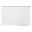 MAUL Standard - Whiteboard - te bevestigen aan wand - 1200 x 1800 mm - plastic-coated steel - magnetisch - grijs - zilveren frame met grijze hoeken