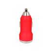 Urban Factory Car charger 1x USB, Red - Stroomadapter voor auto - 1 A (USB) - rood