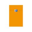 Oxford Bloc Orange A4+ - Bloknote - geniet - 80 vellen / 160 pagina's - extra wit papier - ongekleurd - oranje hoes (pak van 5)