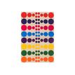 Cléopâtre - zelfklevende decoratieset - 60 stuks - rond - 8 colors - gerecycled papier