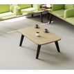 3253310179684-Table basse ILO - L114xP67xH39 cm - pieds carbone - finition chêne clair--1