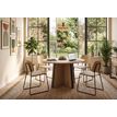 3483600874405-Table de réunion ronde MAMBO - Chêne Sonoma/noir--1