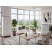 3483600215239-Armoire mi-haute SUNDAY - L80 x H114 x P42 - portes en verre - top non inclus en option--2