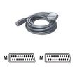 MCL Samar - Video/audio-kabel - SCART (M) naar SCART (M) - 1.5 m