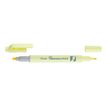 Pentel Illumina FLEX - Surligneur double pointe - jaune pastel