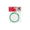 Apli - Kit artisanal de bijoux - 1.5 x 5 mm - vert - fil métallique