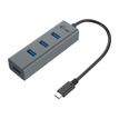 i-Tec USB-C 3.1 Metal HUB - Hub - 4 x SuperSpeed USB 3.0 - de bureau