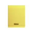 Calligraphe 8000 - Cahier polypro 24 x 32 cm - 140 pages - grands carreaux (Seyes) - jaune