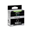 Lexmark Cartridge No. 100XL - Hoog rendement - zwart - origineel - inktcartridge LCCP, LRP - voor Lexmark Prevail Pro704, Value Ink Prevail Pro709, Value Ink Prospect Pro209
