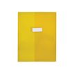 Oxford - Protège cahier sans rabat - 24 x 32 cm - Cristal Luxe - jaune
