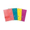 Oxford Touch - Chemise à rabats - A4 - disponible dans différentes couleurs pastels