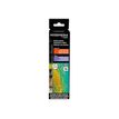3167867645052-Pebeo Mixed Media Discovery - Set Ceramic - peinture - noir, turquoise, argent, or, rouge cerise, per-Avant-0