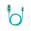 Wiko - USB-kabel - micro-USB type B (M) naar USB (M) - USB 2.0 - 1 m - bleen