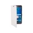 Muvit Made in Paris Slim Folio Luxe - Flip cover voor mobiele telefoon - wit - voor Samsung Galaxy Grand Prime