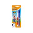 BIC Super Mario - 4 color ballpoint pen and rollerball pen set - 2 pièces