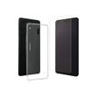 Muvit Crystal Case - Pack - achterzijde behuizing voor mobiele telefoon - transparant - voor Nokia 1 Plus