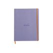 RHODIA Rhodiarama - Carnet souple A4+ - 160 pages - ligné - iris