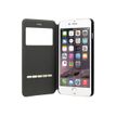 Muvit Answer Call Folio - Flip cover voor mobiele telefoon - zwart - voor Apple iPhone 6 Plus, 6s Plus
