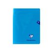 Clairefontaine MIMESYS - Notitieboek - geniet - 170 x 220 mm - 24 vellen / 48 pagina's - Seyès - blauw - polypropyleen (PP)