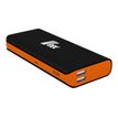 WEEX Escape - Mobiele oplader - 12000 mAh - 2.1 A - 2 uitgangsaansluitingen (USB) - op kabel: Micro-USB