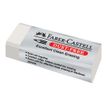 Faber-Castell - Gomme douce en plastique - Sans résidus - Dimensions : 6,3 x 2,2 x 1,2 cm - Blanc