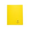 Clairefontaine Koverbook - Notitieboek - geniet - 240 x 320 mm - 48 vellen / 96 pagina's - van ruiten voorzien - geel - polypropyleen (PP)