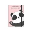 Agenda de poche Panda - 1 jour par page - 6,5 x 10 cm - Legami