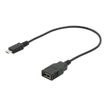 muvit - USB-kabel - micro-USB type B (M) naar USB (V) - USB 2.0 OTG - 20 cm
