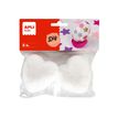 Apli Kids - 2 boules polystyrène en forme de cœur - Diamètre 7 cm - blanc