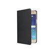 Muvit Folio Stand - Flip cover voor mobiele telefoon - zwart - voor Samsung Galaxy J5 (2016)