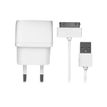 MUVIT MUPAK0268 - Netspanningsadapter - 1 A (USB) - wit - voor Apple iPhone/iPod (Apple Dock)