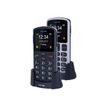Bea-fon Silver Line SL250 - zilverzwart - GSM - mobiele telefoon