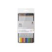 Winsor & Newton Studio Collection - 12 Crayons de couleur - boîte en métal - couleurs assorties